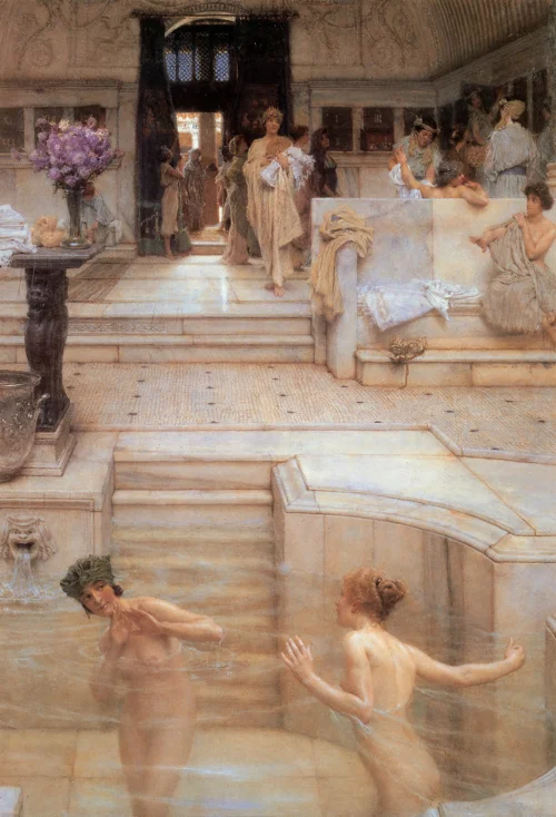 Sir Laurence Alma-Tadema, A Favourite Custom
