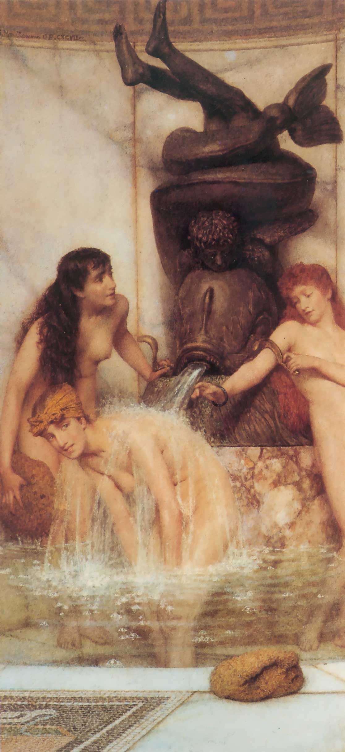 Sir Lawrence Alma Tadema, Strigils and Sponges