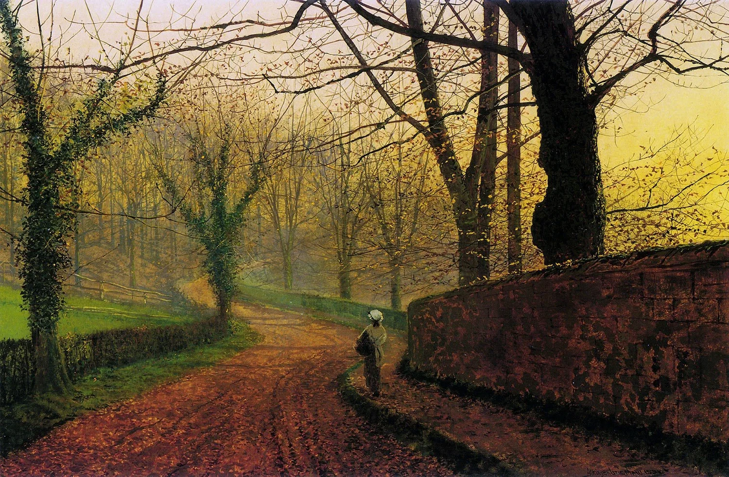 Atkinson Grimshaw, Stapleton Park near Pontefract