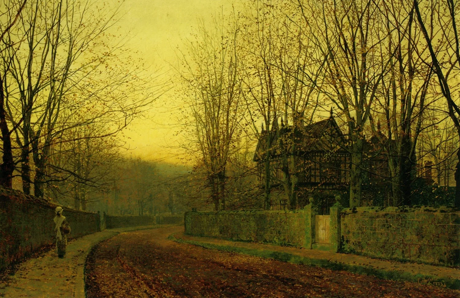 John Atkinson Grimshaw, The Last Gleam