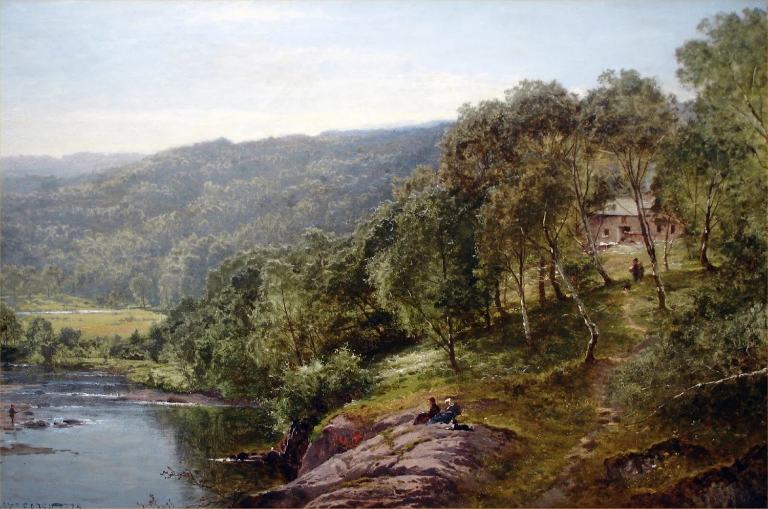 Benjamin Leader, A Woodland Path, North Wales