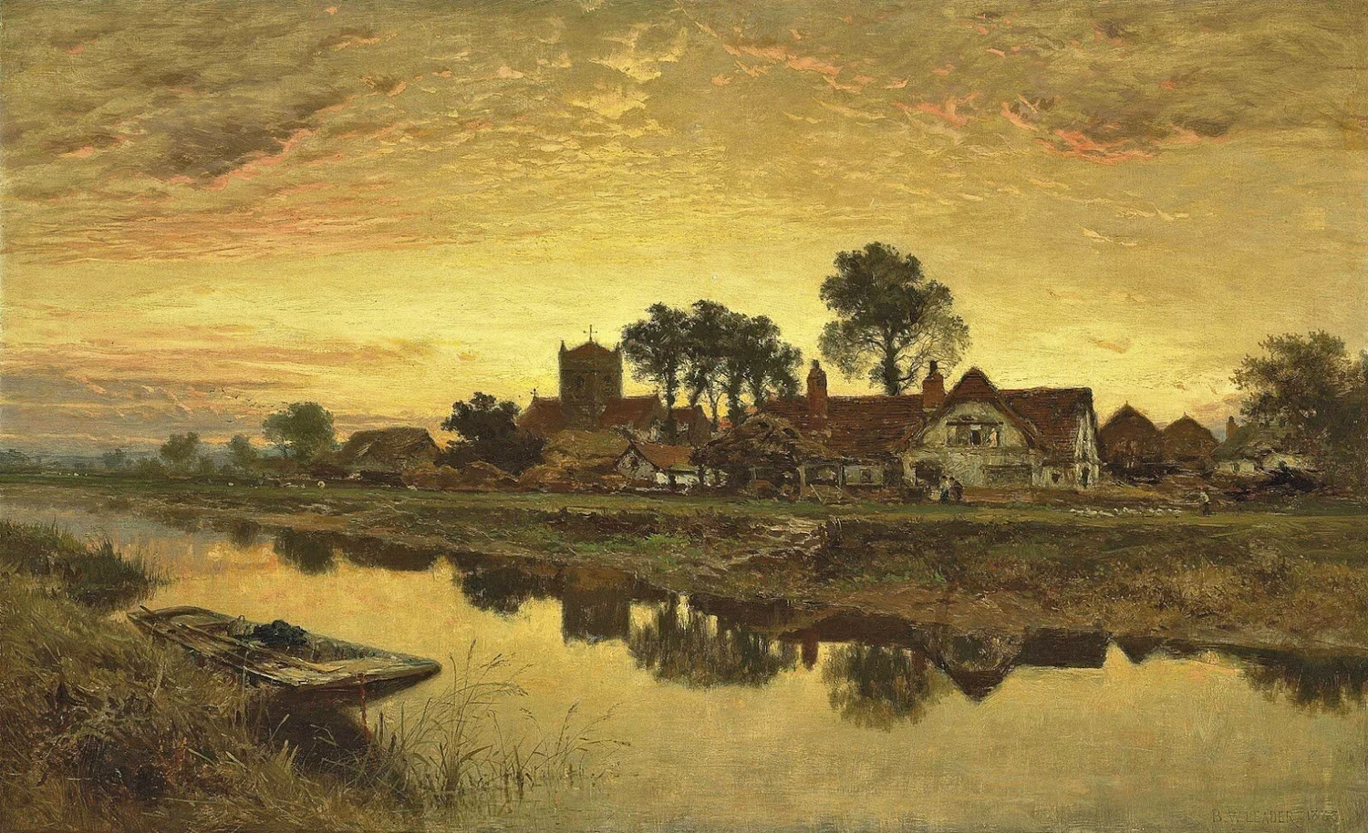 Benjamin Leader, Parting Day