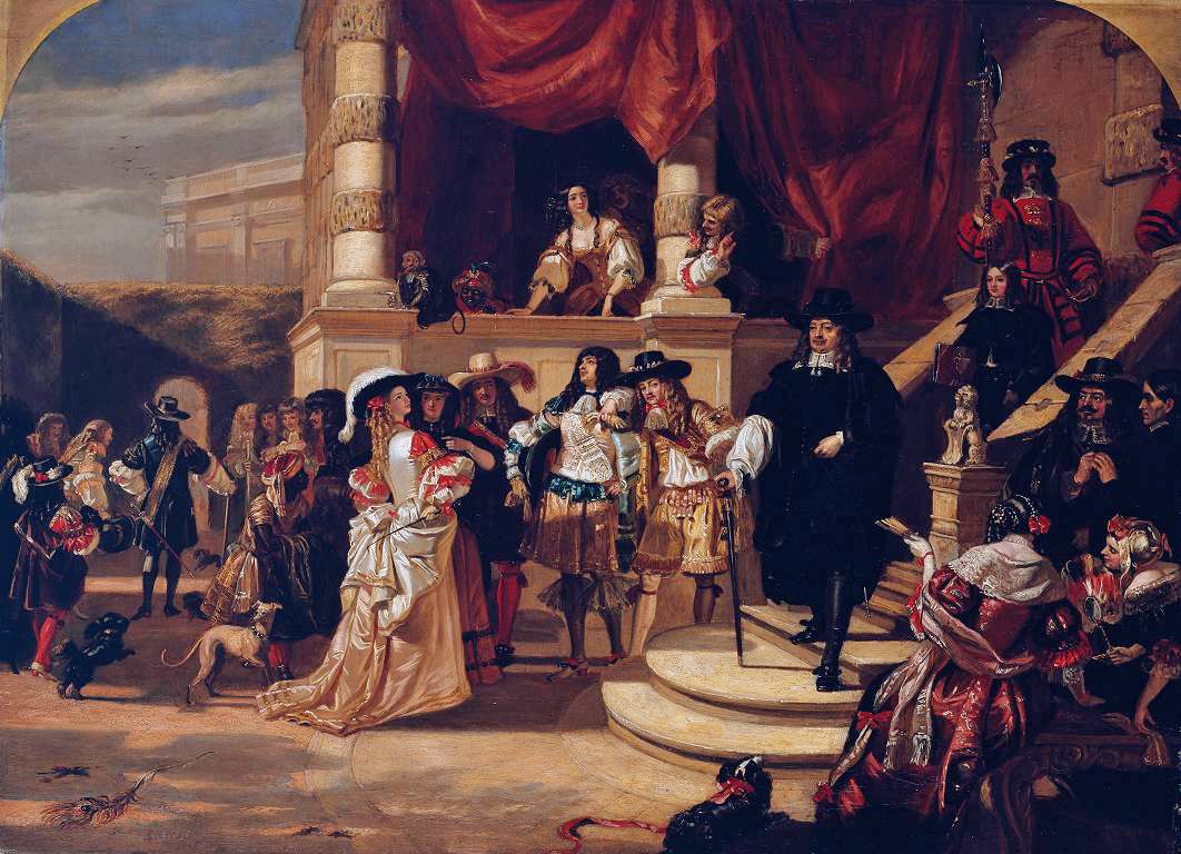 Edward Matthew Ward, The Disgrace of Lord Clarendon, after his Last Interview with the King - Scene at Whitehall Palace, in 1667