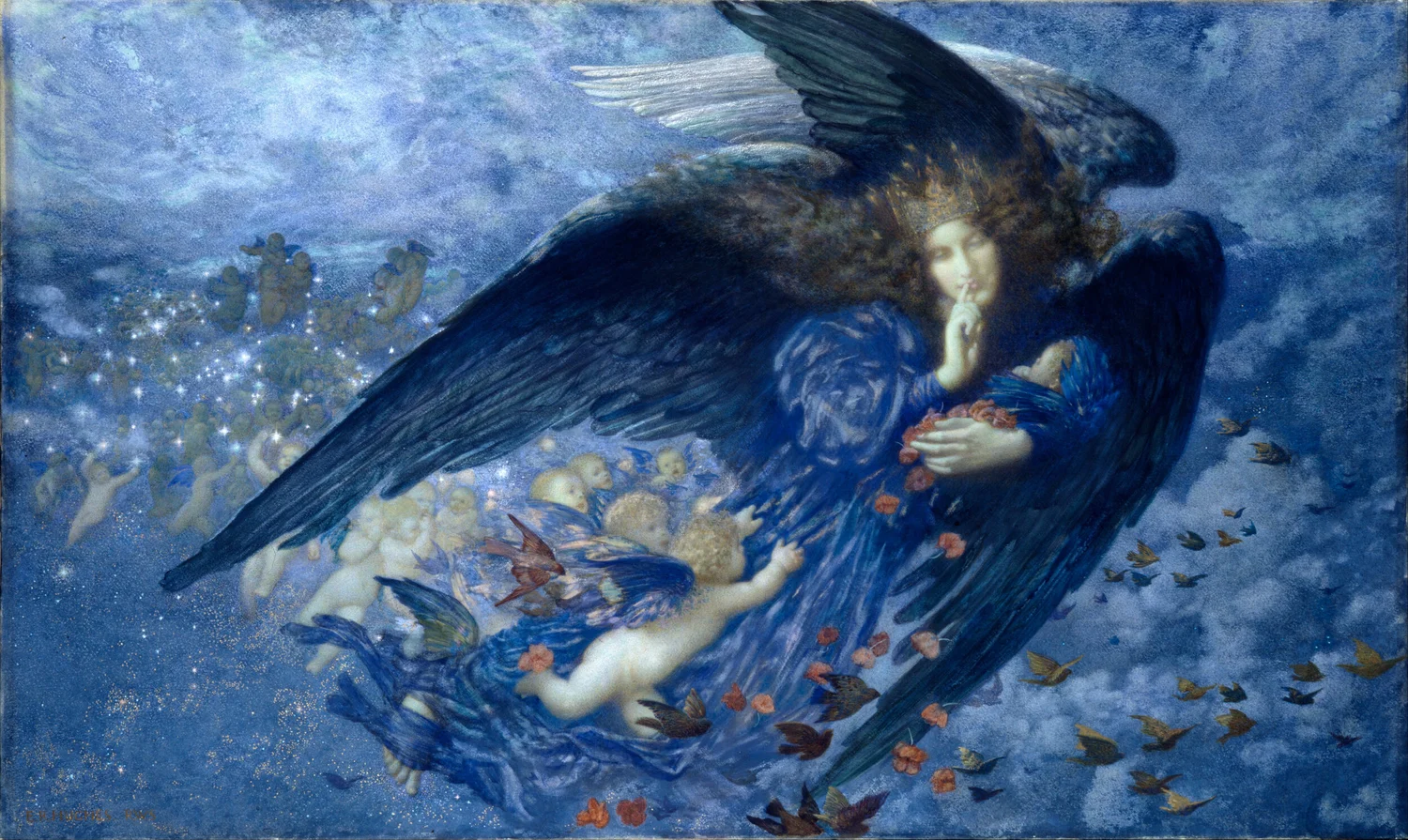 Edward Robert Hughes, Night with Her Train of Stars