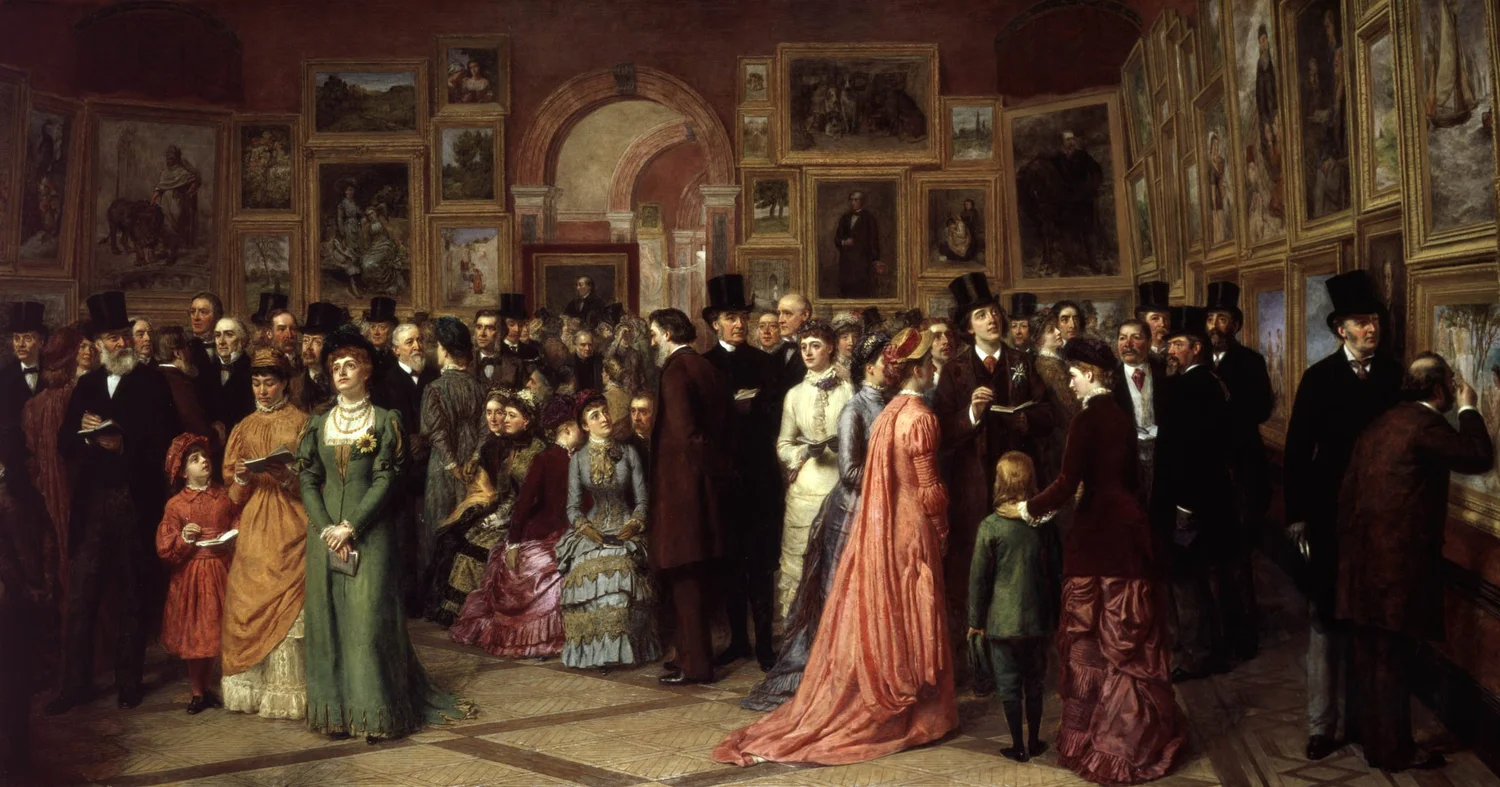 William Frith, A Private View at the Royal Academy