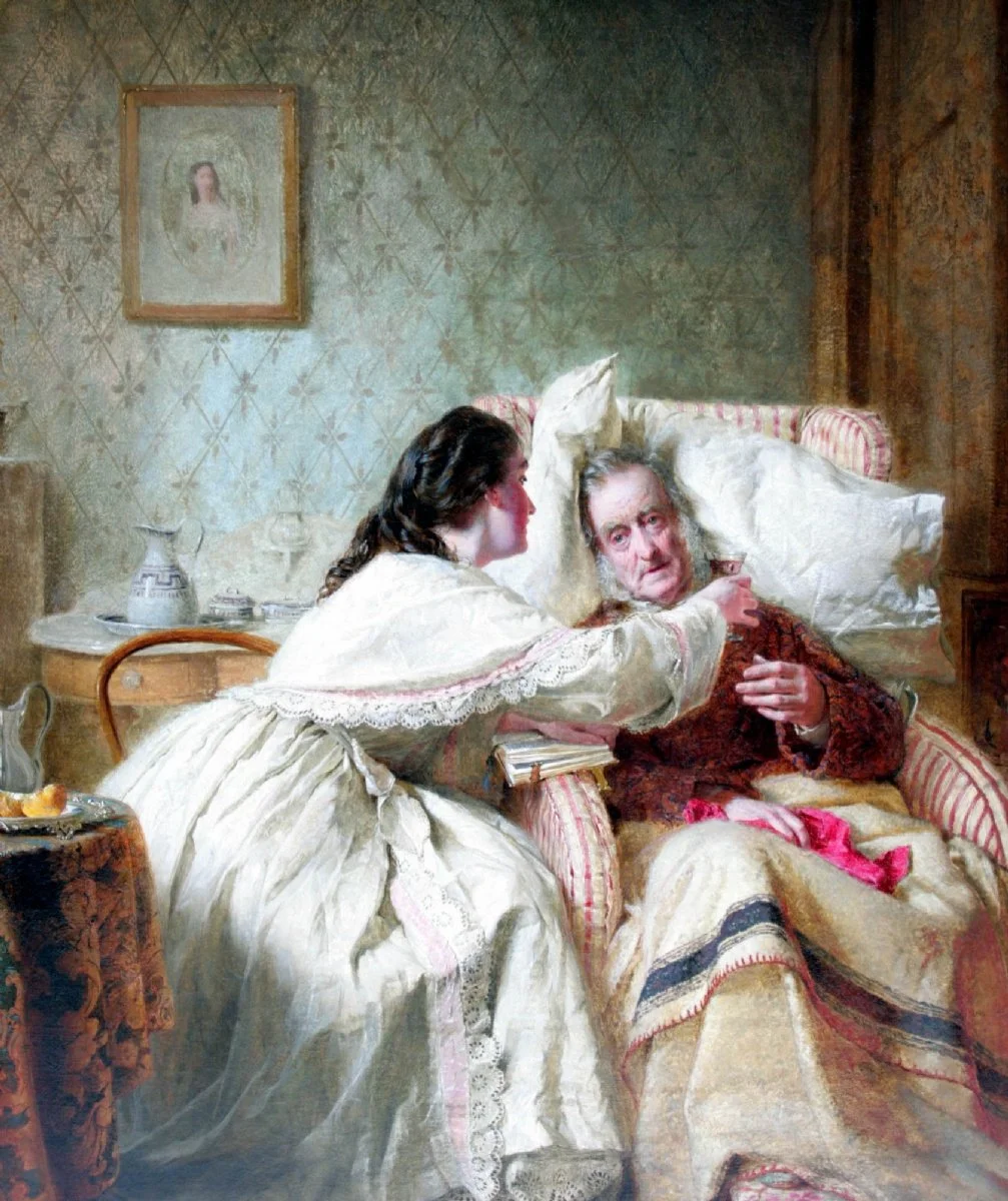 George Elgar Hicks, Father and Daughter