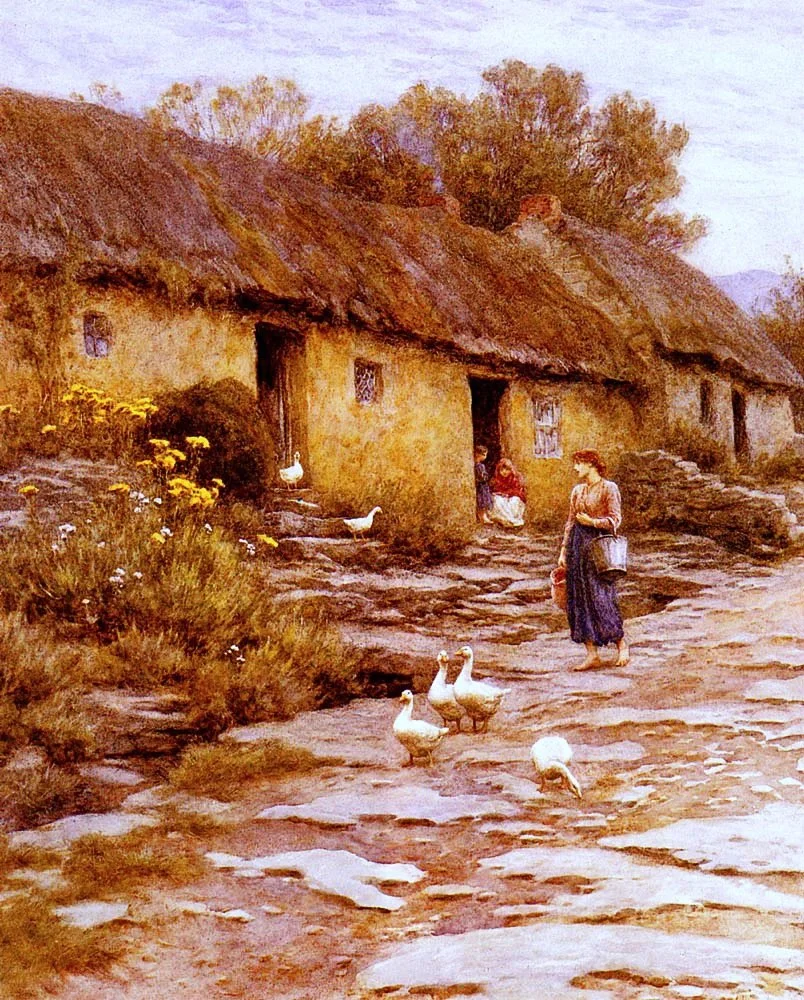 Helen Allingham, Irish Cottage