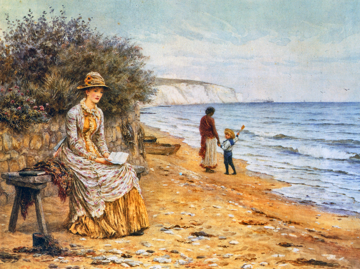 Helen Allingham, At the Seashore