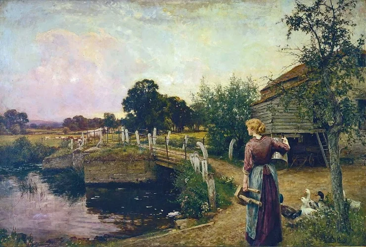 Henry John Yeend King, Milking Time