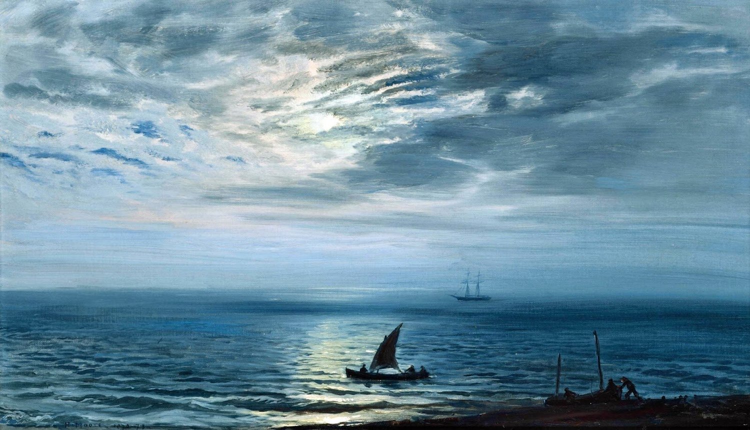 Henry Moore, Light Airs at Sunset 1870-73