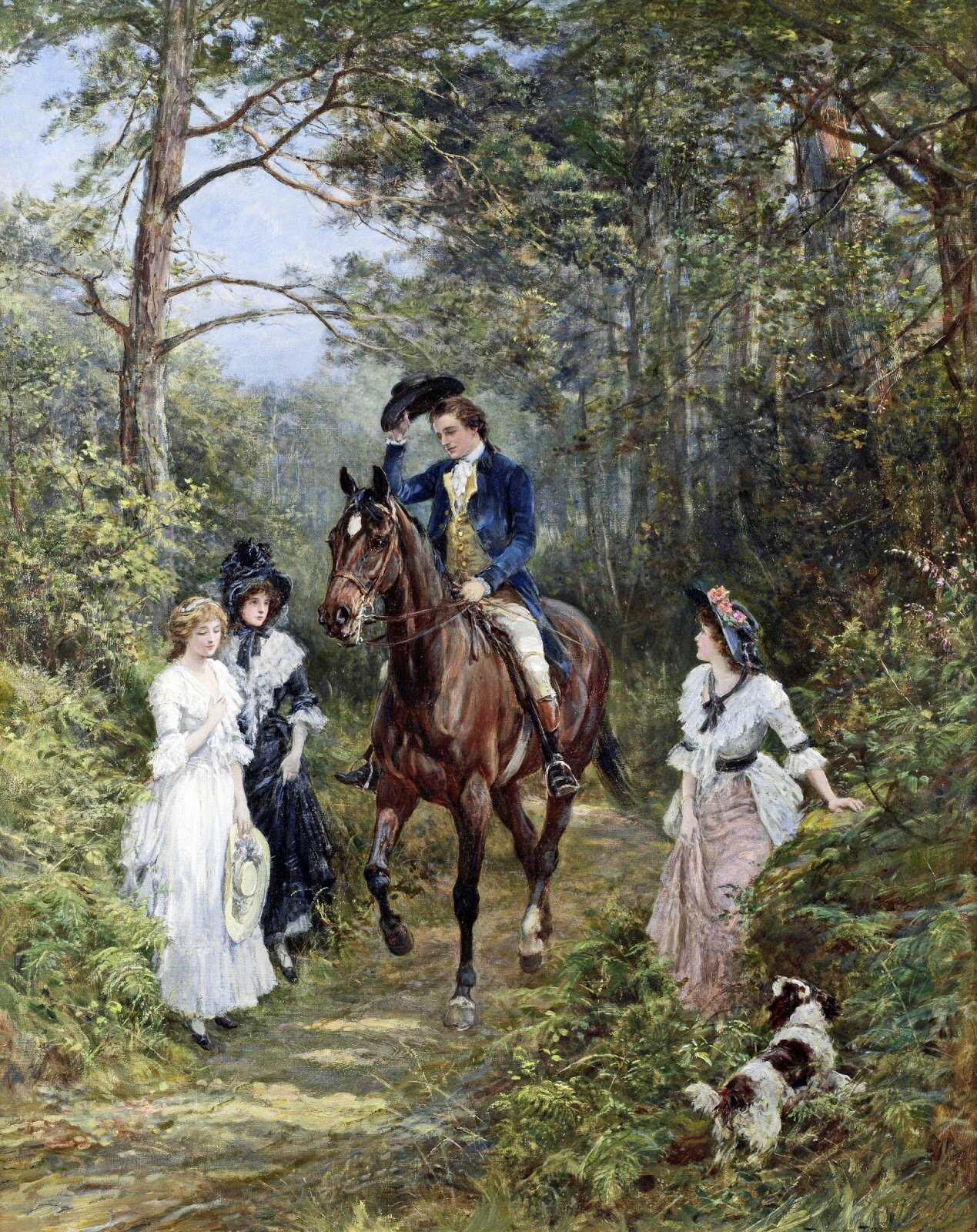 Heywood Hardy, The Meeting in the Forest