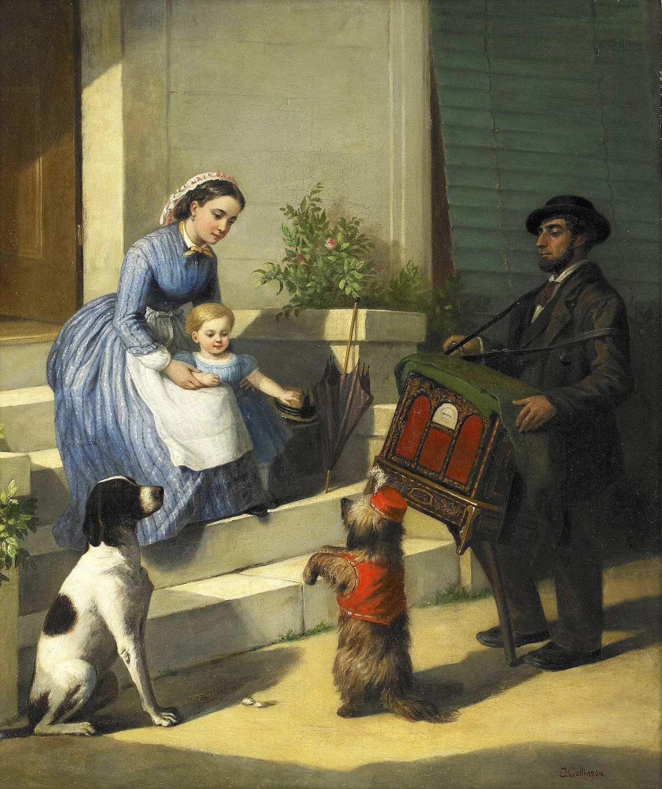 James Collinson, Organ Grinder with Dog