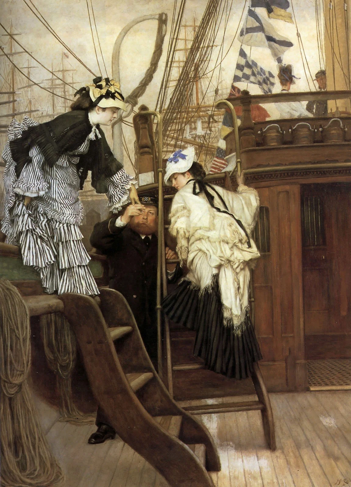 James Jacques Joseph Tissot, Boarding the Yacht