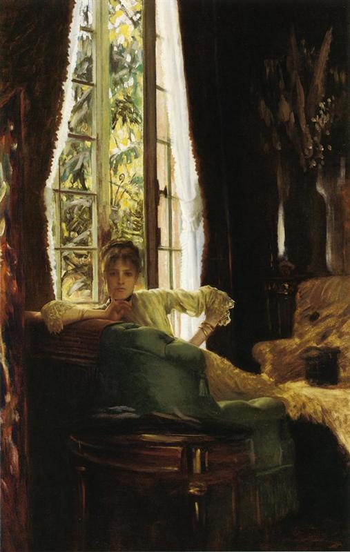 James Jacques Joseph Tissot, Woman in an Interior