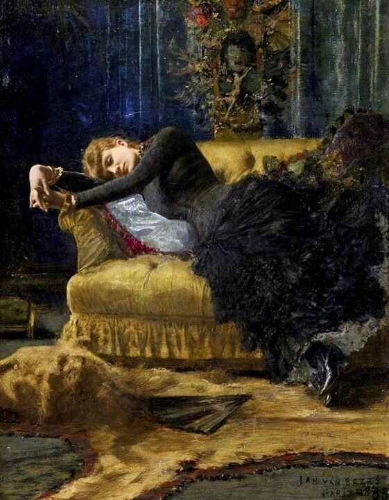 Jan van Beers, Portrait of a Young Woman