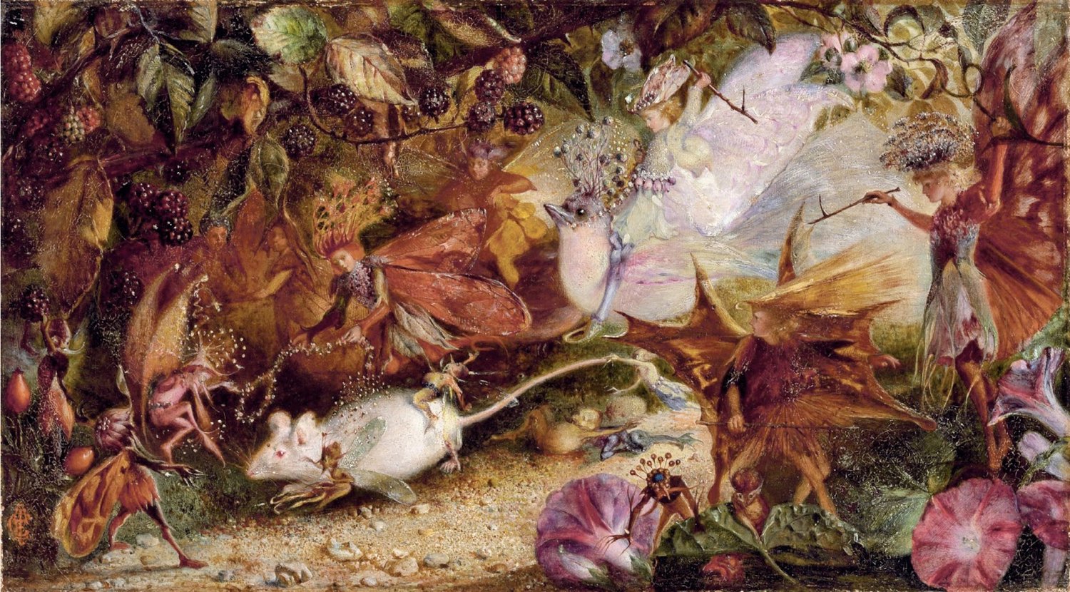 John Anster Fitzgerald, The Chase of the White Mouse