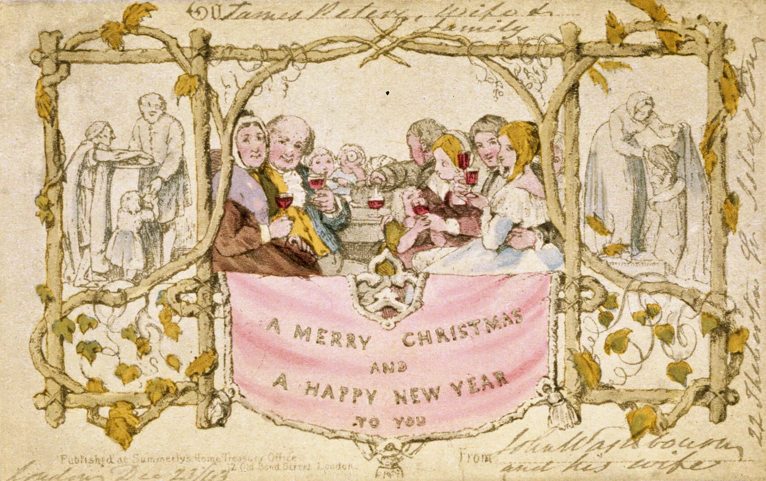 John Callcott Horsley, Christmas Card
