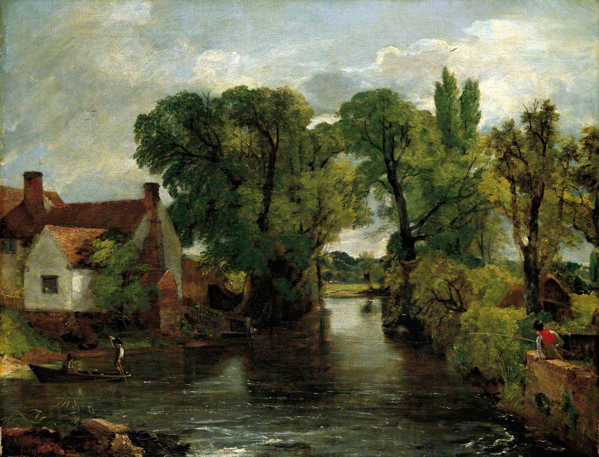 John Constable, The Mill Stream, Willy Lott’s House
