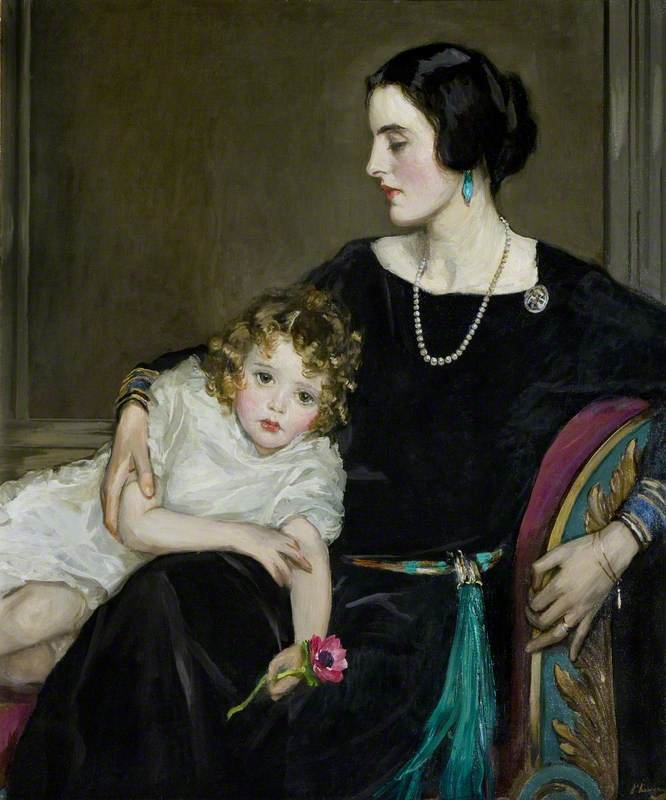 John Lavery, Anne Moira and the Honourable Mrs Forbes-Sempill