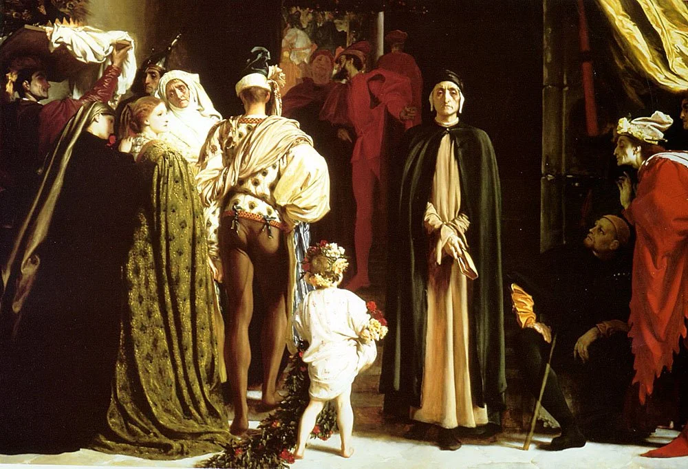 Lord Frederic Leighton, Dante in Exile