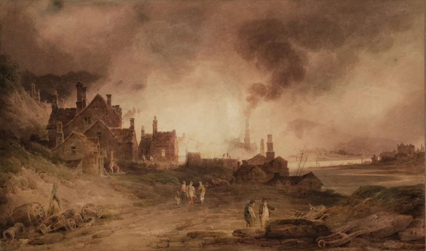 Paul Sandby Munn, Bedlam Furnace, Madeley Dale, Shropshire