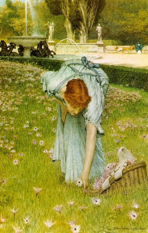 Sir Lawrence Alma-Tadema, Spring, Villa Borghese