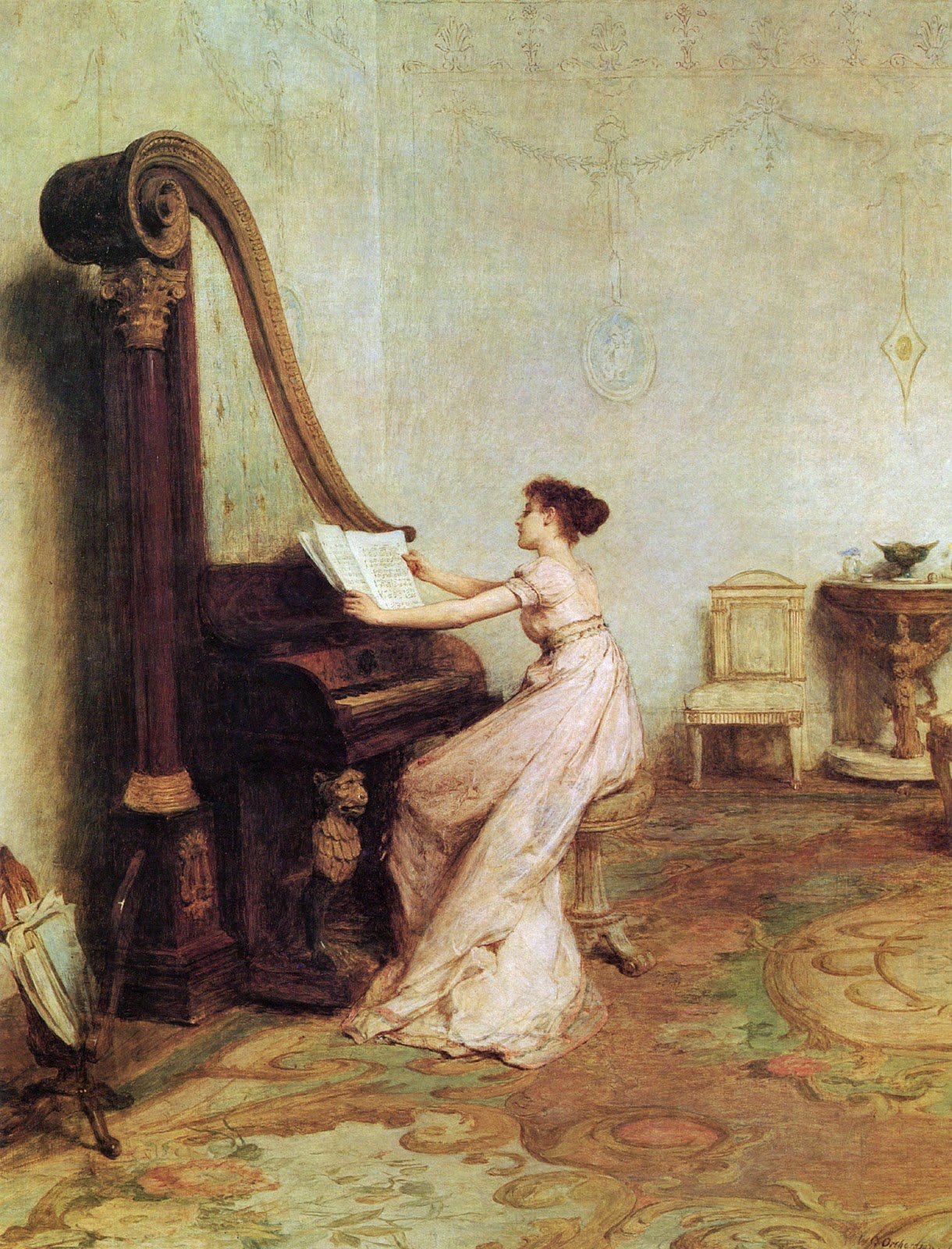 Sir William Quiller Orchardson, Music when soft voices die, vibrates in the memory