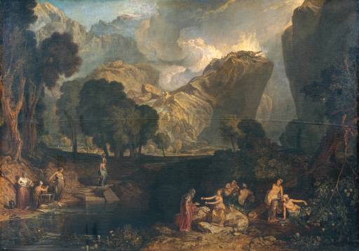 J.M.W. Turner, The Goddess of Discord Choosing the Apple of Contention in the Garden of the Hesperides