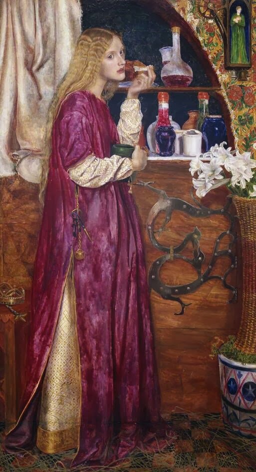 Valentine Cameron Prinsep, The Queen was in the Parlour, Eating Bread and Honey